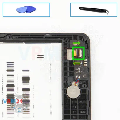 Cómo desmontar ZTE Blade A31 Plus, Paso 7/1