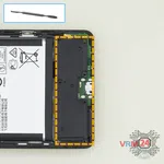 How to disassemble Nokia 5.1 TA-1075, Step 7/1