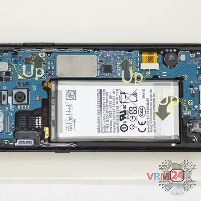 How to disassemble Samsung Galaxy A8 (2018) SM-A530, Step 8/2