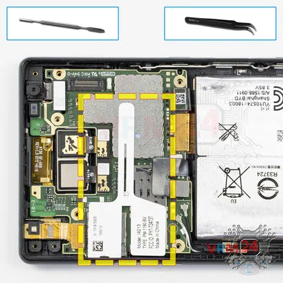 How to disassemble Sony Xperia 10 Plus, Step 10/1