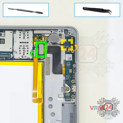 Cómo desmontar Huawei MediaPad M3 Lite 8", Paso 16/1