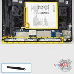 Como desmontar Huawei MediaPad T5, Passo 8/1