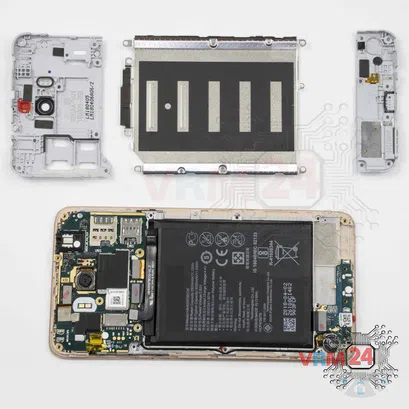 How to disassemble Huawei Y5 (2017), Step 6/2