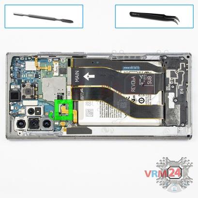How to disassemble Samsung Galaxy Note 10 Plus SM-N975, Step 6/1