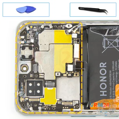 How to disassemble HONOR 200, Step 15/1
