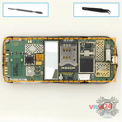 Как разобрать Nokia 8800 Arte RM-233, Шаг 7/1