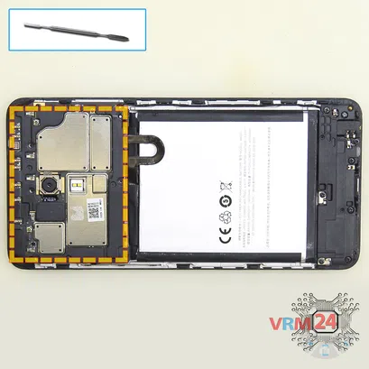 How to disassemble Meizu M5 Note M621H, Step 5/1