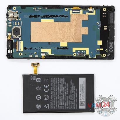 How to disassemble HTC Windows Phone 8S, Step 6/2