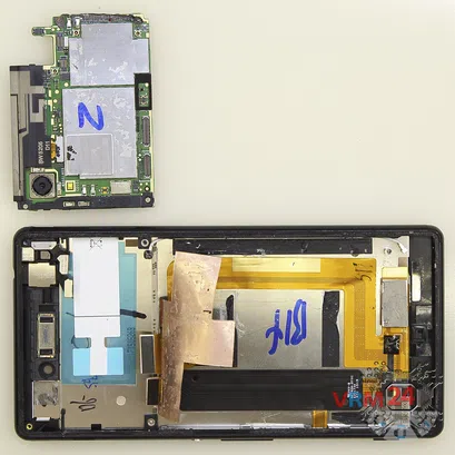 How to disassemble Sony Xperia M4 Aqua, Step 12/2