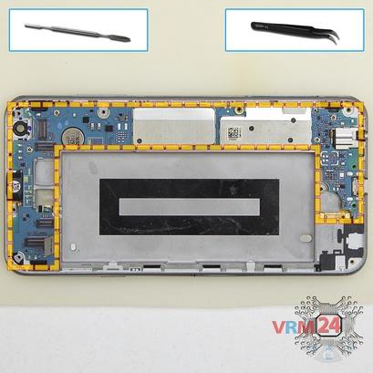 How to disassemble LG X cam K580, Step 11/1