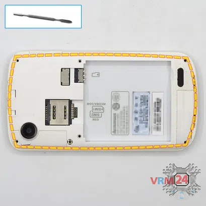 How to disassemble Lenovo A800 IdeaPhone, Step 4/1