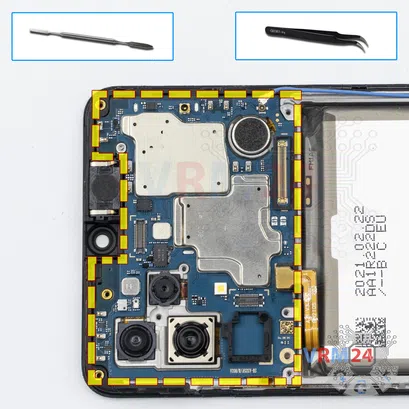 How to disassemble Samsung Galaxy A32 SM-A325, Step 14/1