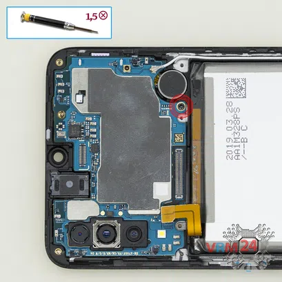 How to disassemble Samsung Galaxy A70 SM-A705, Step 13/1