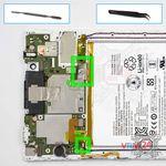 Como desmontar Lenovo Tab 4 TB-8504X, Passo 12/1