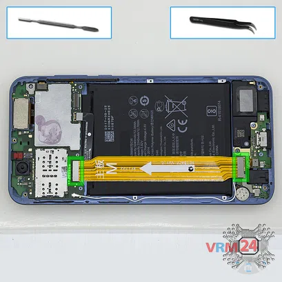 How to disassemble Huawei Nova 2 Plus, Step 8/1