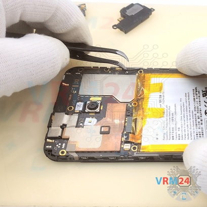 Cómo desmontar Asus ZenFone 4 Selfie Pro ZD552KL, Paso 12/3