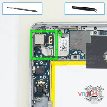 Cómo desmontar Huawei MediaPad M3 Lite 8", Paso 15/1