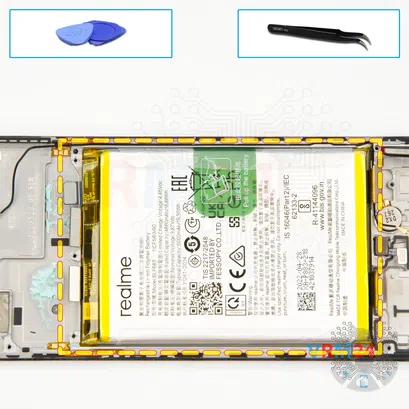 How to disassemble Realme 9, Step 14/1