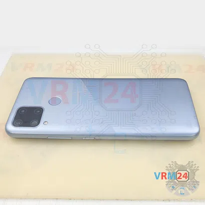 How to disassemble Realme C15, Step 1/1