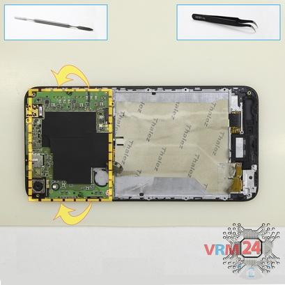 How to disassemble HTC One E9s, Step 12/1