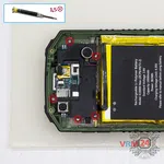 How to disassemble Oukitel K10000 Max IP68, Step 4/1