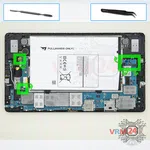 Cómo desmontar Samsung Galaxy Tab S 8.4'' SM-T705, Paso 7/1
