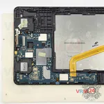 Cómo desmontar Samsung Galaxy Tab A 10.5'' SM-T590, Paso 17/2