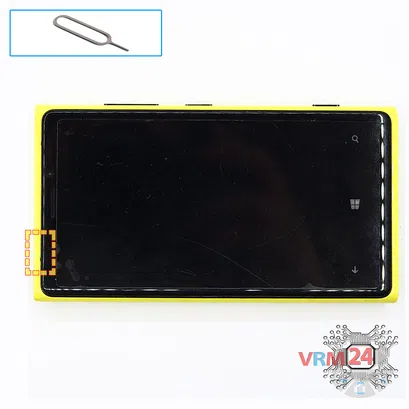 How to disassemble Nokia Lumia 920 RM-820, Step 1/1