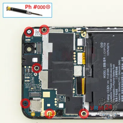 How to disassemble Asus ZenFone Live L1 ZA550KL, Step 10/1