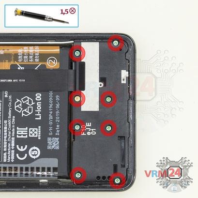 How to disassemble Xiaomi Mi 9T, Step 7/1