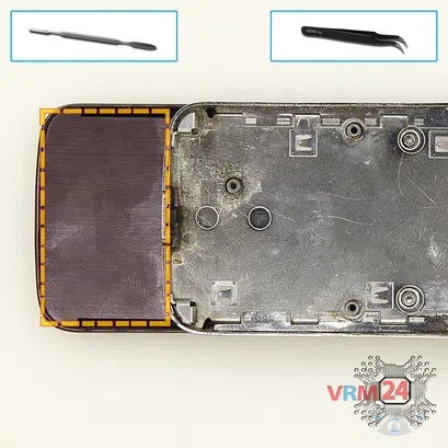 How to disassemble Nokia 8800 Arte RM-233, Step 9/1