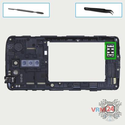 How to disassemble LG K7 X210, Step 5/1
