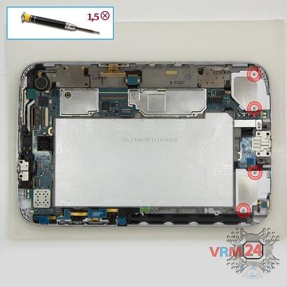 How to disassemble Samsung Galaxy Note 8.0'' GT-N5100, Step 6/1