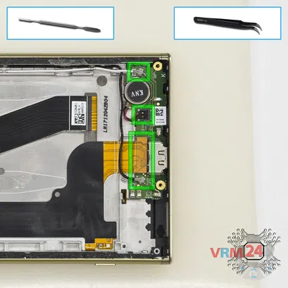 Cómo desmontar Sony Xperia XA2 Ultra, Paso 9/1