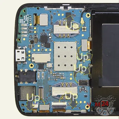 How to disassemble Philips Xenium I908, Step 7/2