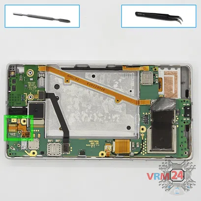 Cómo desmontar Nokia Lumia 930 RM-1045, Paso 5/1