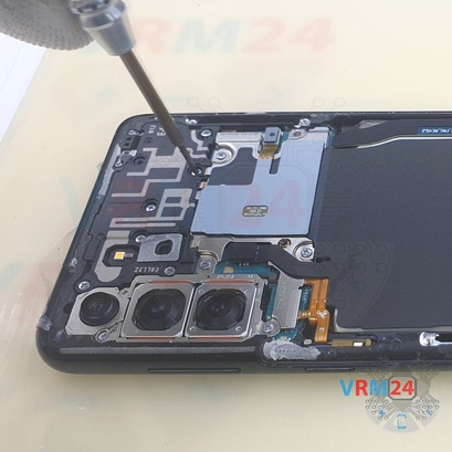 Como desmontar Samsung Galaxy S21 Plus SM-G996 por si mesmo, Passo 4/3