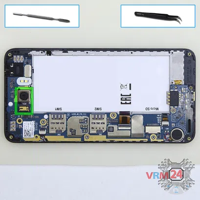 How to disassemble Huawei Honor 5A, Step 6/1
