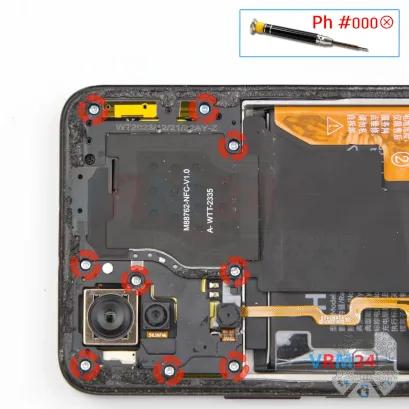 How to disassemble Honor X7b, Step 4/1