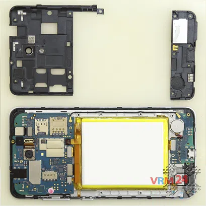 How to disassemble ZTE Blade A510, Step 4/2