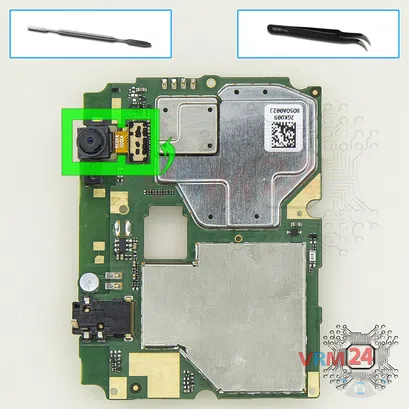 How to disassemble Alcatel OT A7 5090Y, Step 10/1