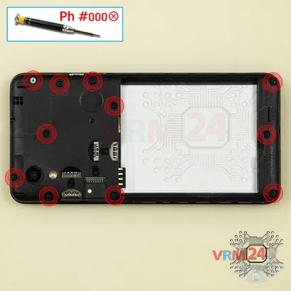 How to disassemble ZTE Blade L8, Step 3/1