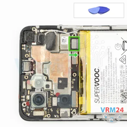 How to disassemble Oppo Reno7 4G, Step 8/1