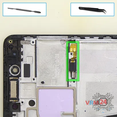 How to disassemble Huawei Honor 6C, Step 18/1