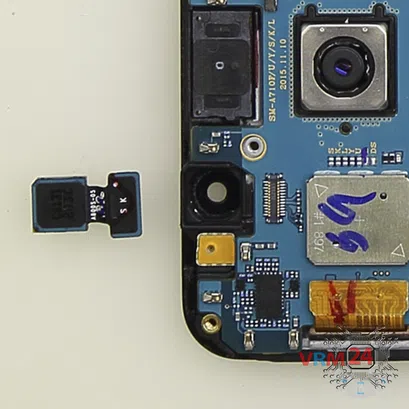 How to disassemble Samsung Galaxy A7 (2016) SM-A710, Step 5/2