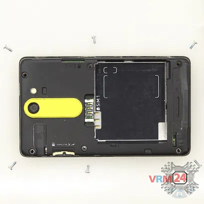 How to disassemble Nokia Asha 502 RM-921, Step 3/2