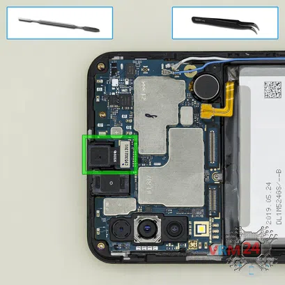 Cómo desmontar Samsung Galaxy A50 SM-A505, Step 13/1