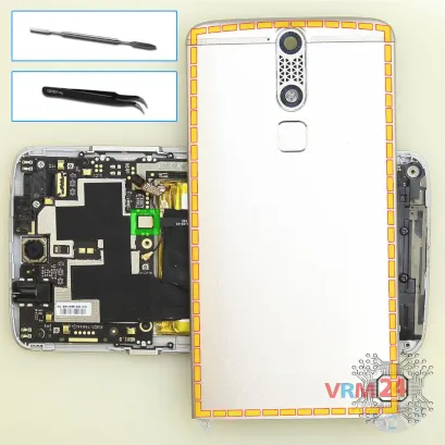 Как разобрать ZTE Axon Mini, Шаг 7/1