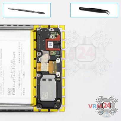 How to disassemble Oppo A9, Step 10/1