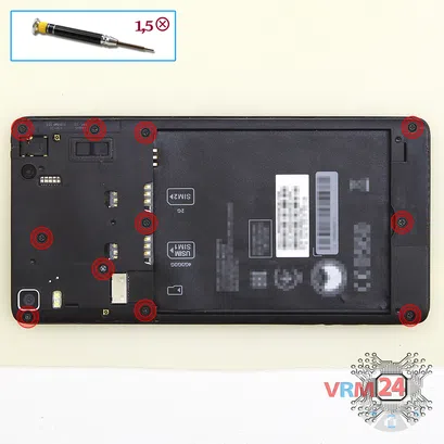 How to disassemble Lenovo A7000, Step 3/1